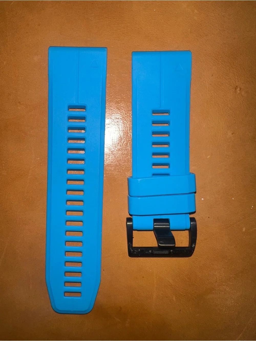 Garmin QuickFit silicone watch band-Cyan Blue